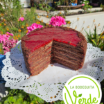 Torta de panqueque chocolate, trufa y frambuesa (20 cm de diámetro)